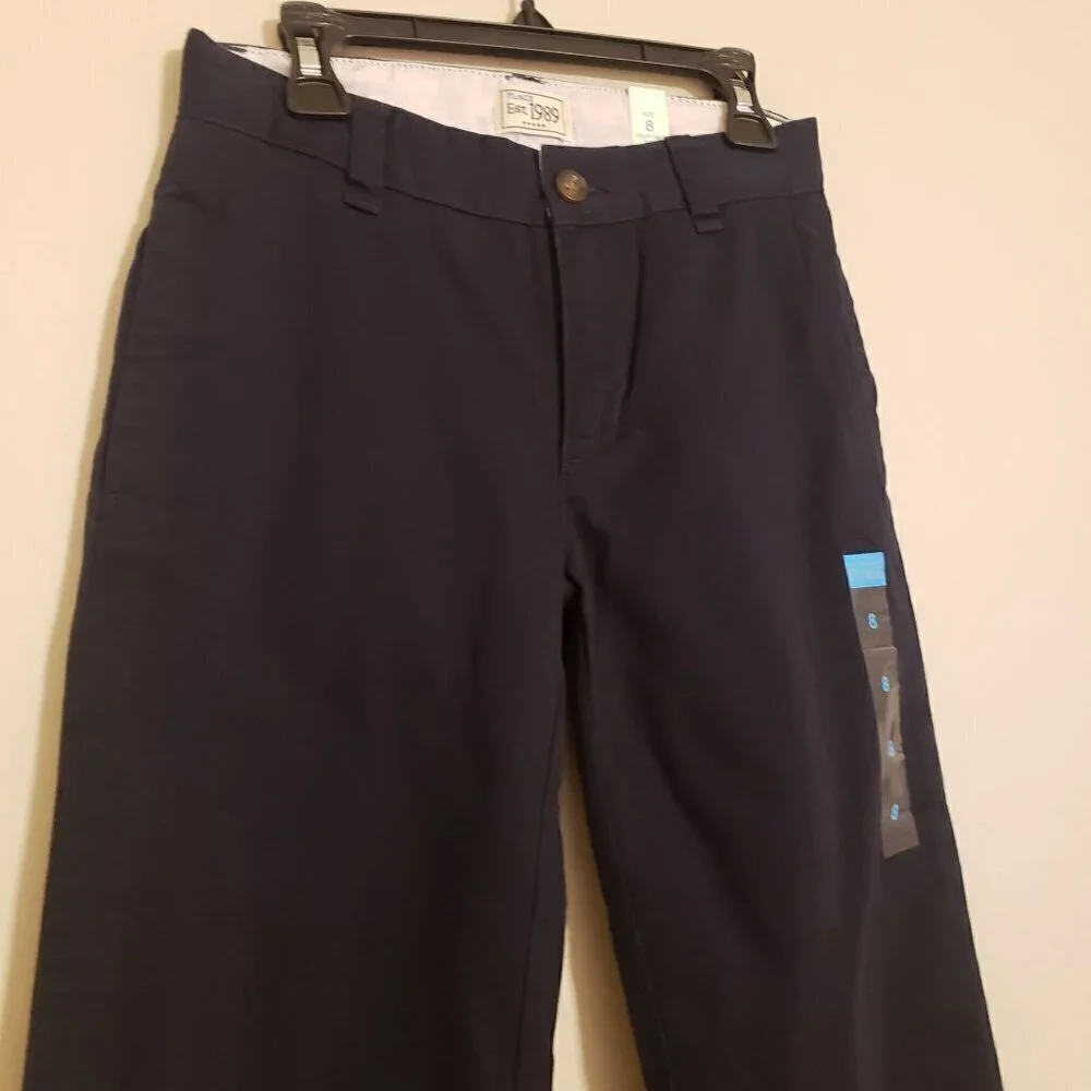 Children's Place boys navy pants Size 8 NWT